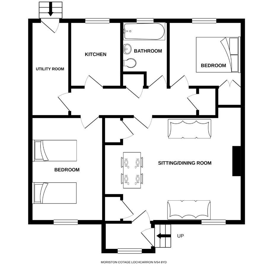 Moriston Cottage 록캐런 외부 사진